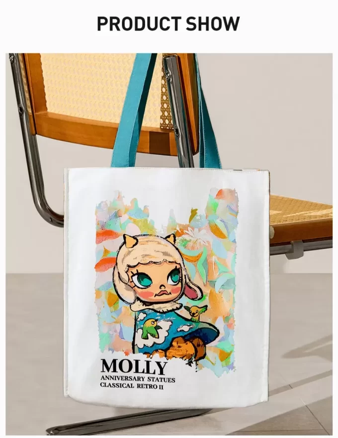 Statues anniversaire MOLLY Série 2 Classique Rétro – Sac en toile
