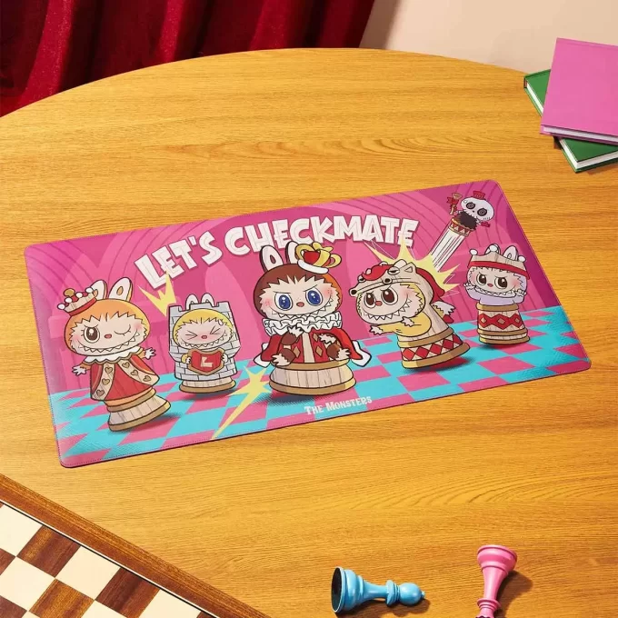 Tapis de bureau pour ordinateur de la série Let’s Checkmate de THE MONSTERS