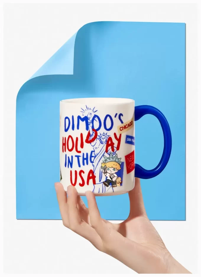 Tasse de la série DIMOO&rsquo;S HOLIDAY IN THE USA