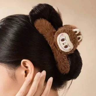 THE MONSTERS Série Classique – Pince à cheveux en peluche LABUBU
