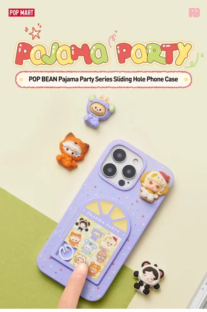 Étui de téléphone coulissant POP BEAN Pajama Party