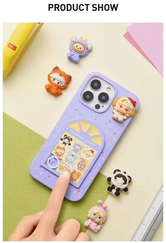 Étui de téléphone coulissant POP BEAN Pajama Party