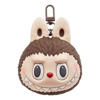 Étui pour écouteurs en silicone marron Labubu Originals