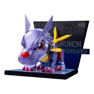 Étui scellé magnétique pour réfrigérateur Digimon « Metal Garurumon »