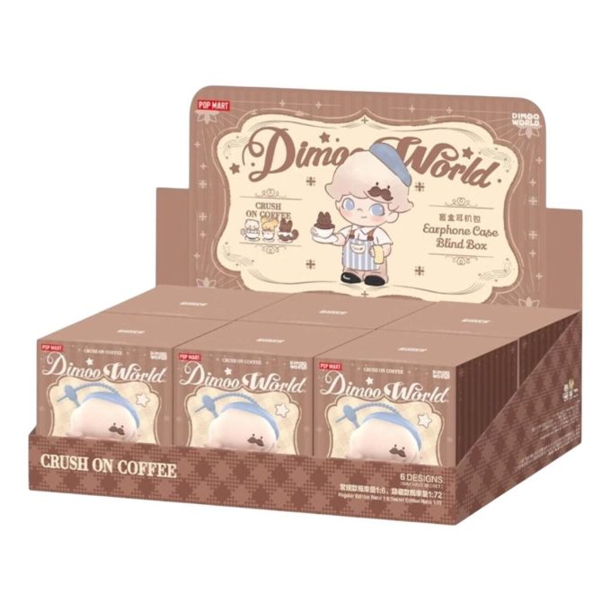 Étui étanche pour écouteurs Dimoo Crush on Coffee (6 boîtes aveugles)