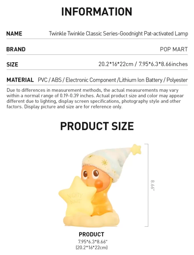 Twinkle Twinkle Classic Series – Lampe activée par Pat Goodnight